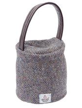 Load image into Gallery viewer, Harris Tweed 100% Pure New Wool Doorstop Cover with Leather Handle