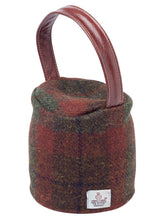 Load image into Gallery viewer, Harris Tweed 100% Pure New Wool Doorstop Cover with Leather Handle