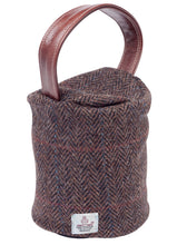 Load image into Gallery viewer, Harris Tweed 100% Pure New Wool Doorstop Cover with Leather Handle