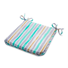 Load image into Gallery viewer, Striped Outdoor Garden Furniture Water Resistant Seat Pad, Cushion or Cover