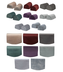 Luxury Velvet Round Arm Caps or Chair Backs