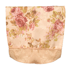 Versailles Floral Jacquard Arm Caps & Chair Backs with Braided Trim