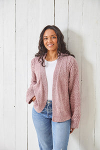 King Cole Double Knitting Pattern - Ladies Cardigan & Sweater (6160)