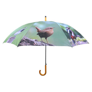 Esschert Design Bird Photo Umbrella - Automatic Opening (120cm Diameter)